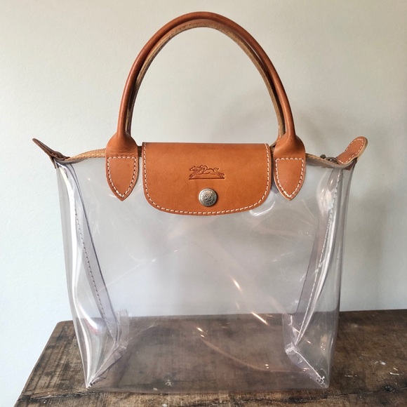 longchamp clear tote